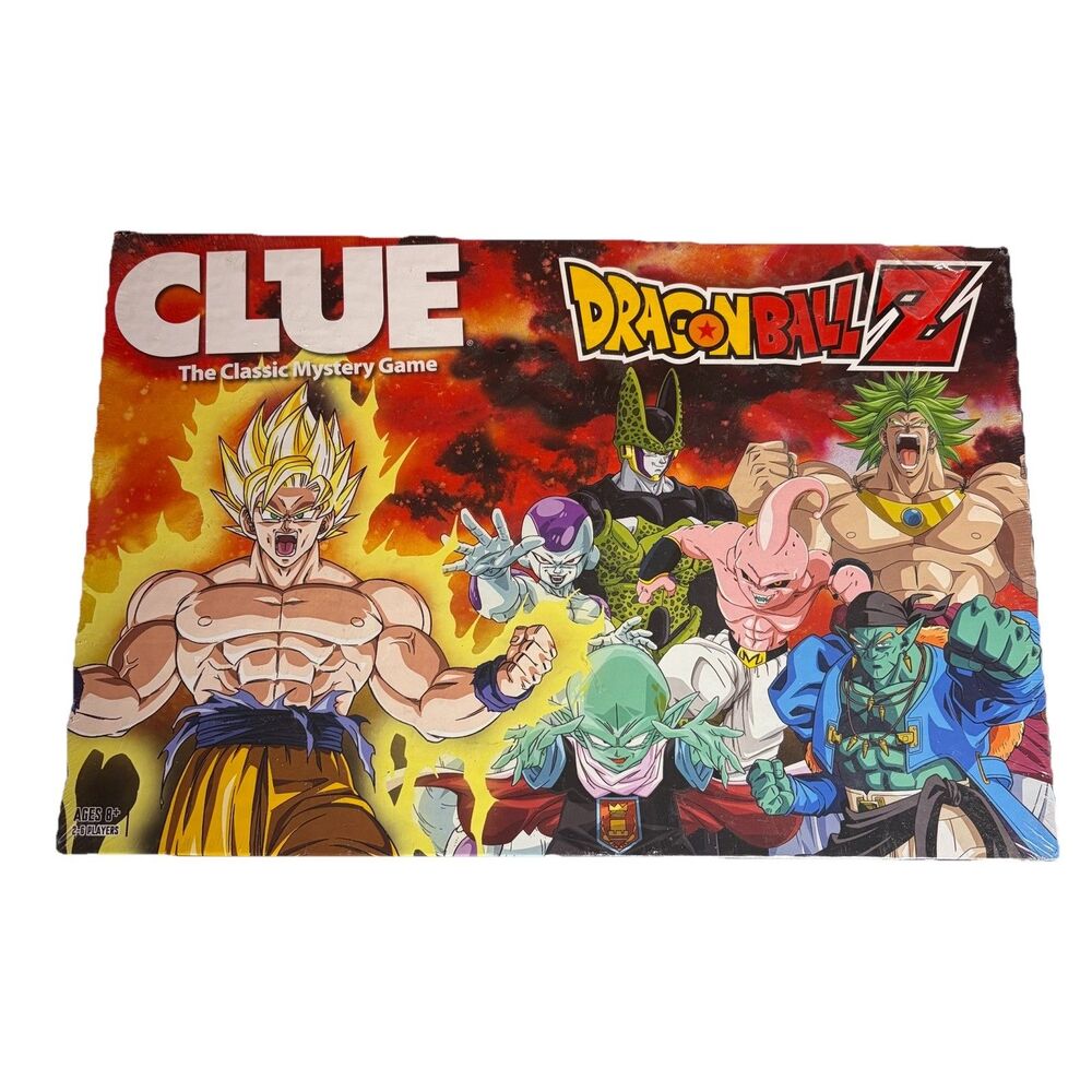 Dragonball Z Clue Classic Mystery Board Game USAopoly Hasbro TV Show Dragon Ball